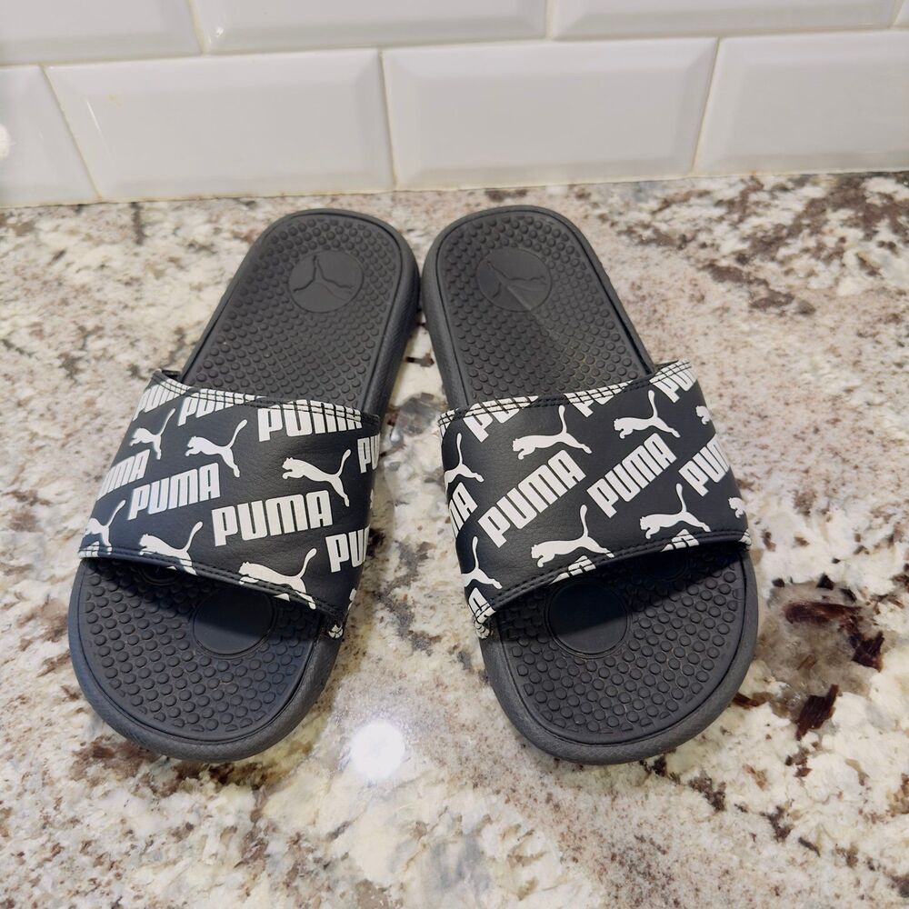 Puma Cool Cat Bold Boys' Slide Sandal Black